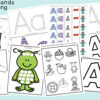 Free printable letter a activities, worksheets, crafts and learning pack.