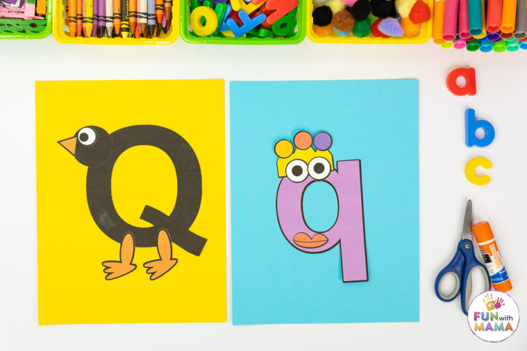 Printable Alphabet Letter Crafts Pack 2 - Fun with Mama Shop