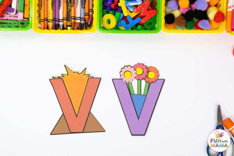 Printable Alphabet Letter Crafts Pack 2 - Fun with Mama Shop