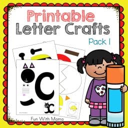 Printable Letter Crafts Pack 1