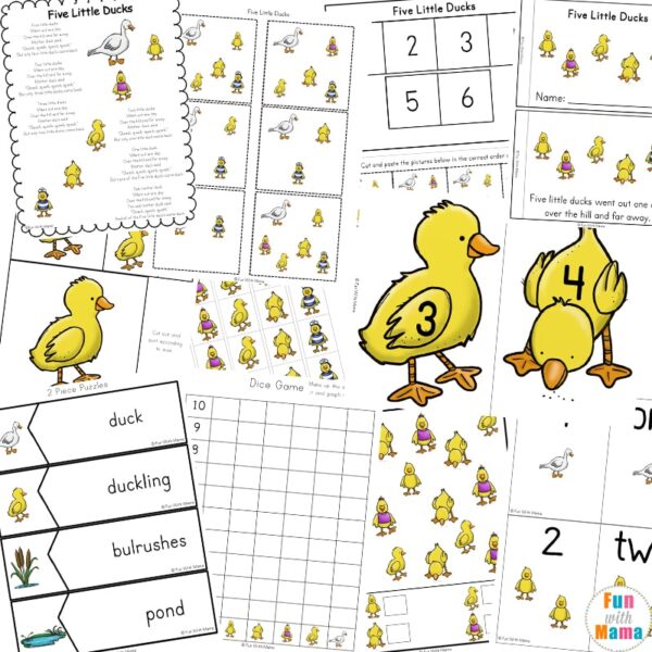 Five Little Ducks - Fun with Mama Shop