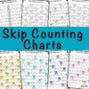skip counting charts