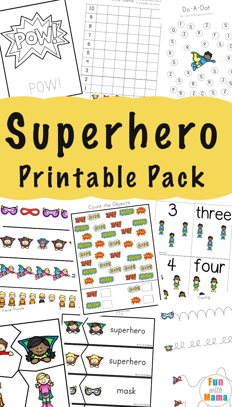 Superhero Activities Pack
