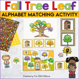 Fall Alphabet Matching Leaf Activities