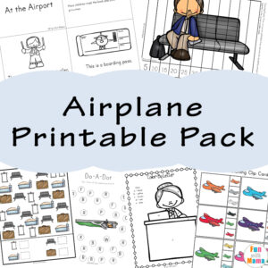 Airplane Activity Pack For Kids - Fun with Mama Shop