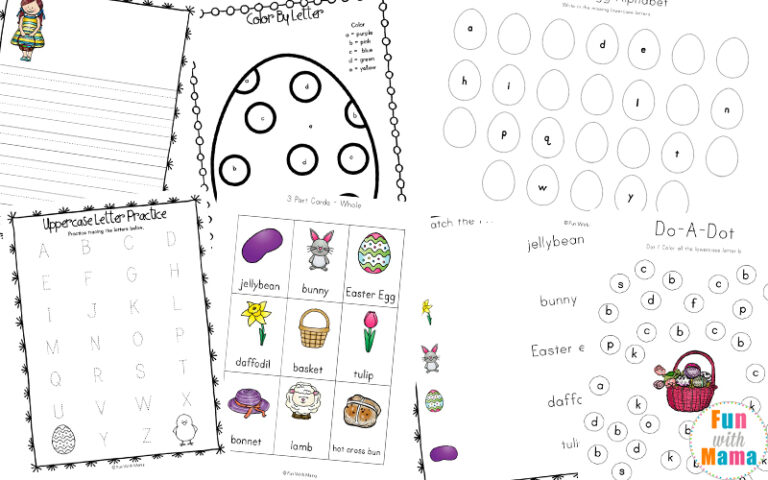 Easter Theme Activity Pack - Fun with Mama Shop