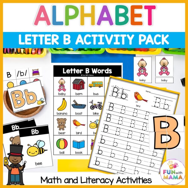 Letter B Activities - Fun with Mama Shop