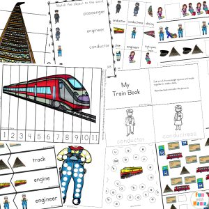Train Activities Pack - Fun with Mama Shop
