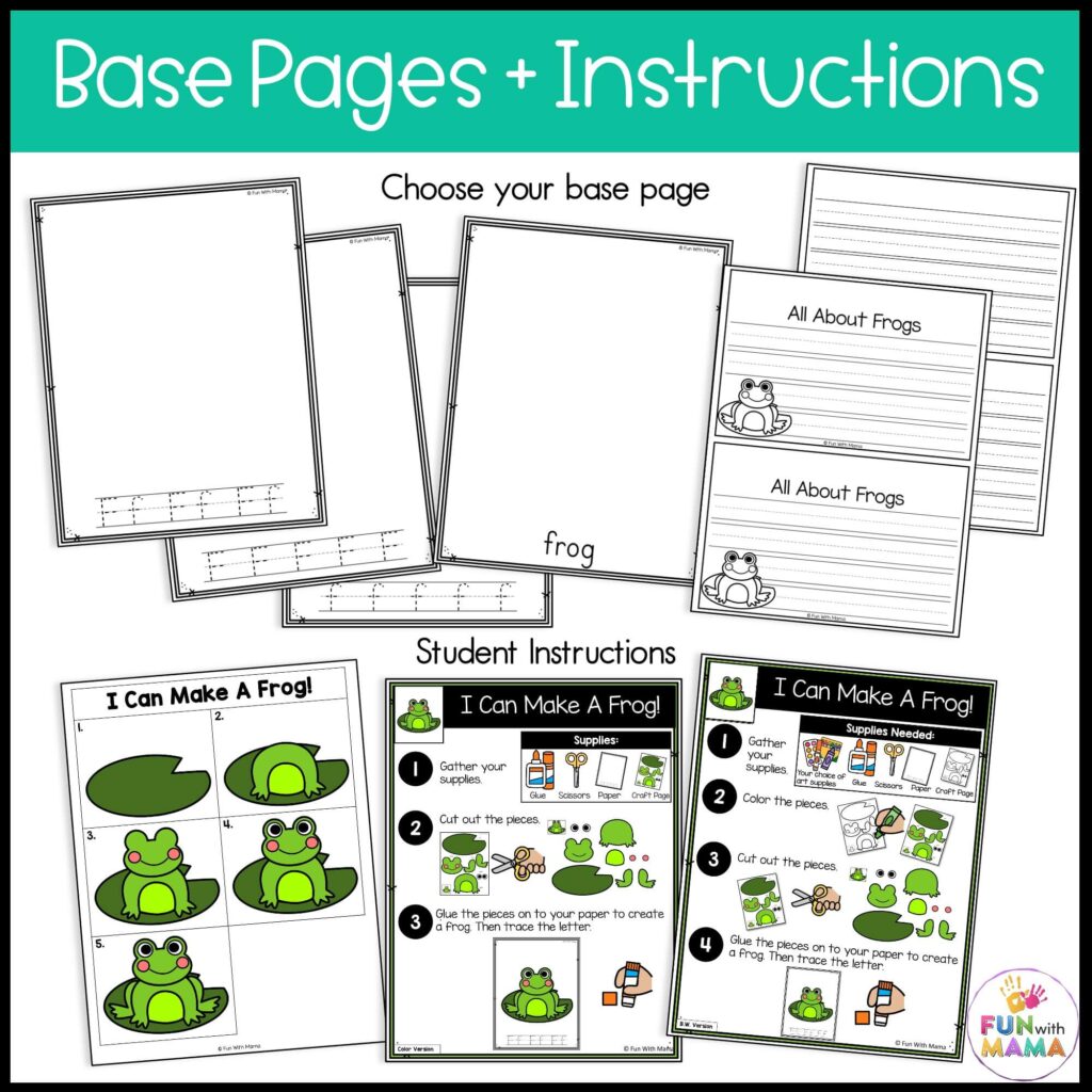 Frog Craft - Fun with Mama Shop