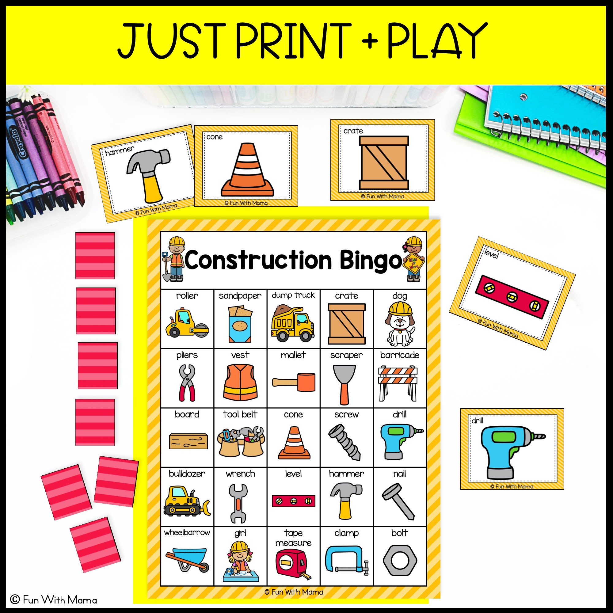 Construction Bingo Game - Image 4