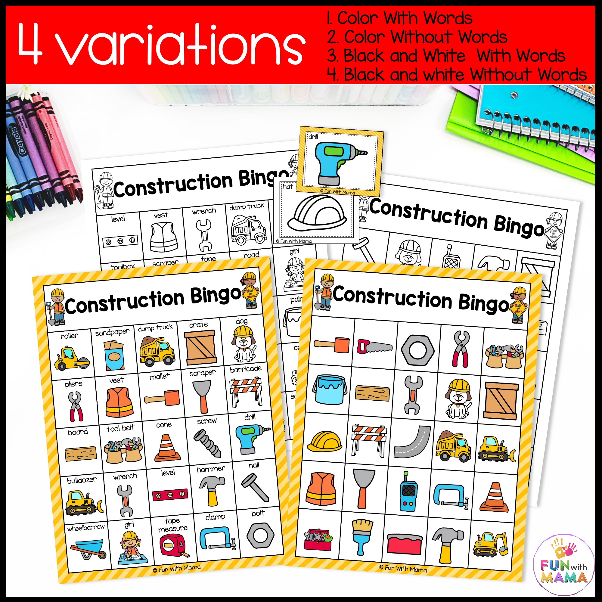 Construction Bingo Game - Image 2